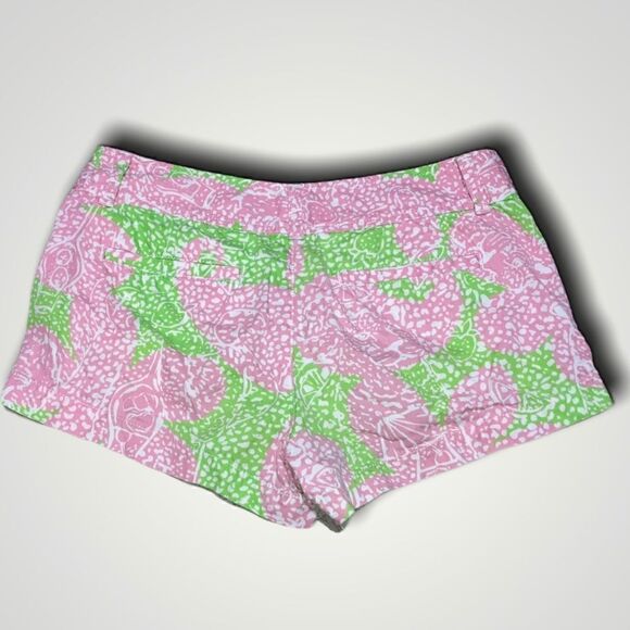 Lilly Pulitzer, Walsh Shorts Mimosa Citrus Chino Style Patterned Women’s Size 0 - Picture 5 of 8